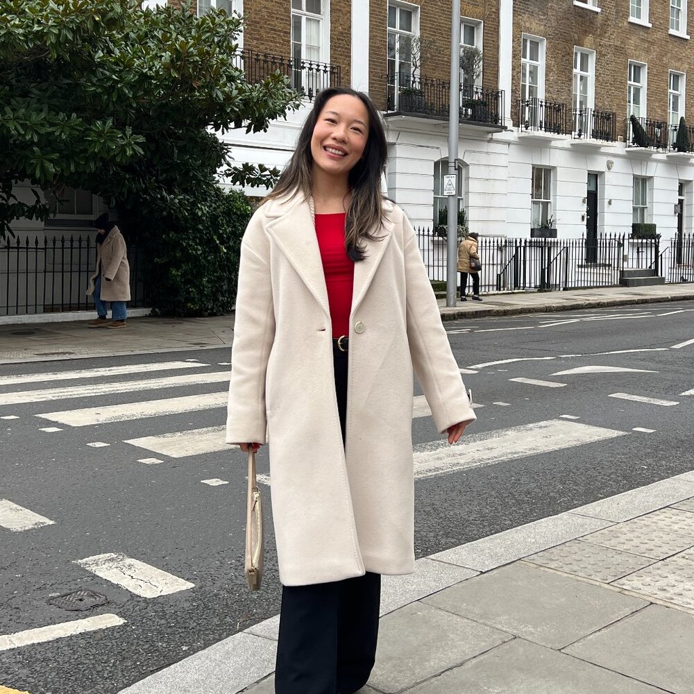 Aritzia Wilfred The Only Coat - Bone